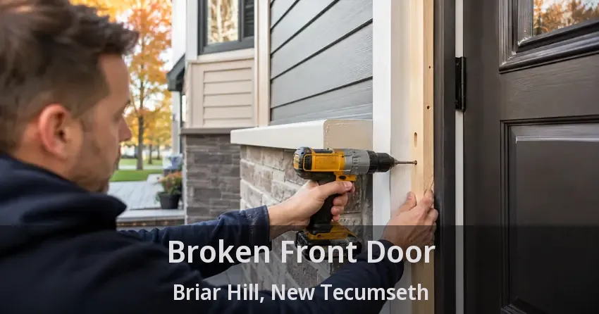 Broken Front Door Briar Hill, New Tecumseth - ON