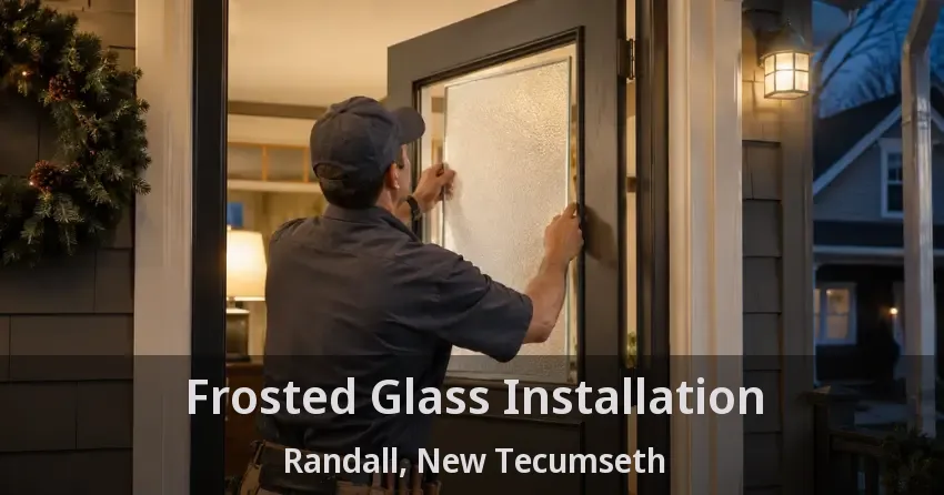 Frosted Glass Installation Randall, New Tecumseth - ON