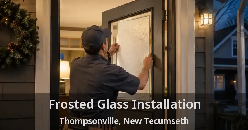 Frosted Glass Installation Thompsonville, New Tecumseth - ON