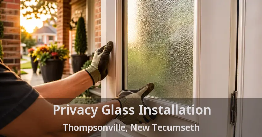 Privacy Glass Installation Thompsonville, New Tecumseth - ON