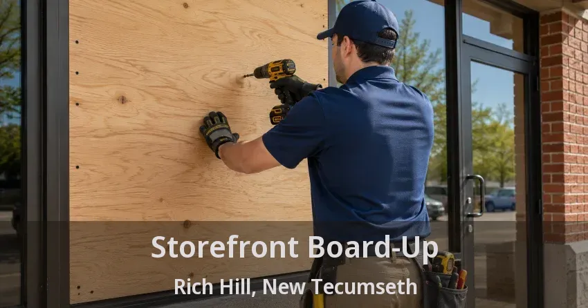Storefront Board-Up Rich Hill, New Tecumseth - ON