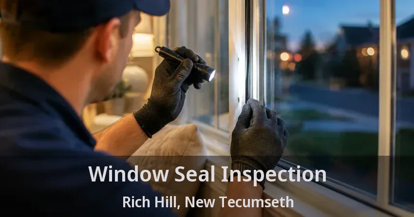 Window Seal Inspection Rich Hill, New Tecumseth - ON