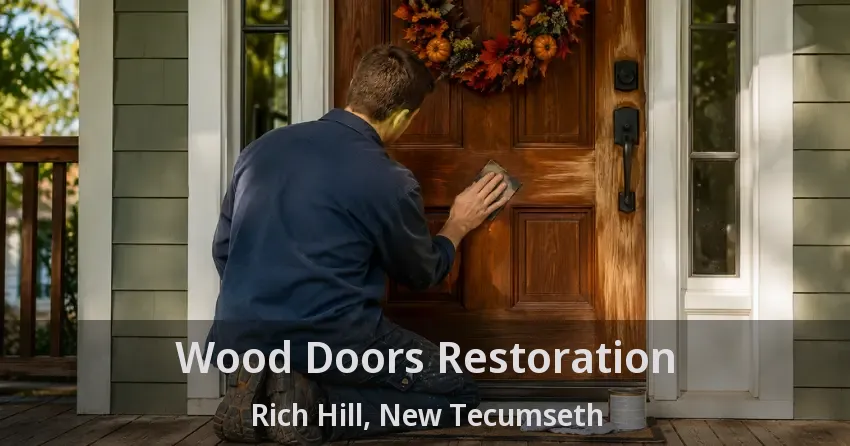 Wood Doors Restoration Rich Hill, New Tecumseth - ON